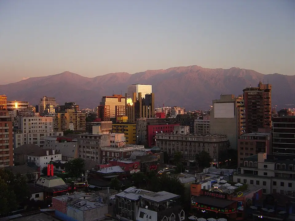 Chili, Santiago skyline