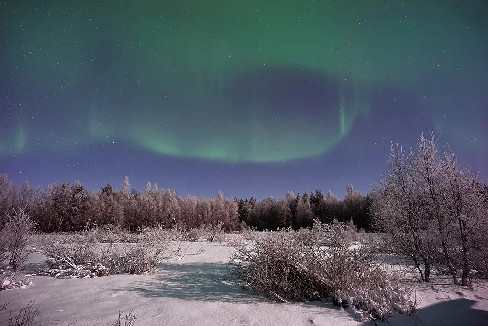 Finland, Aurora Borealis Lapland