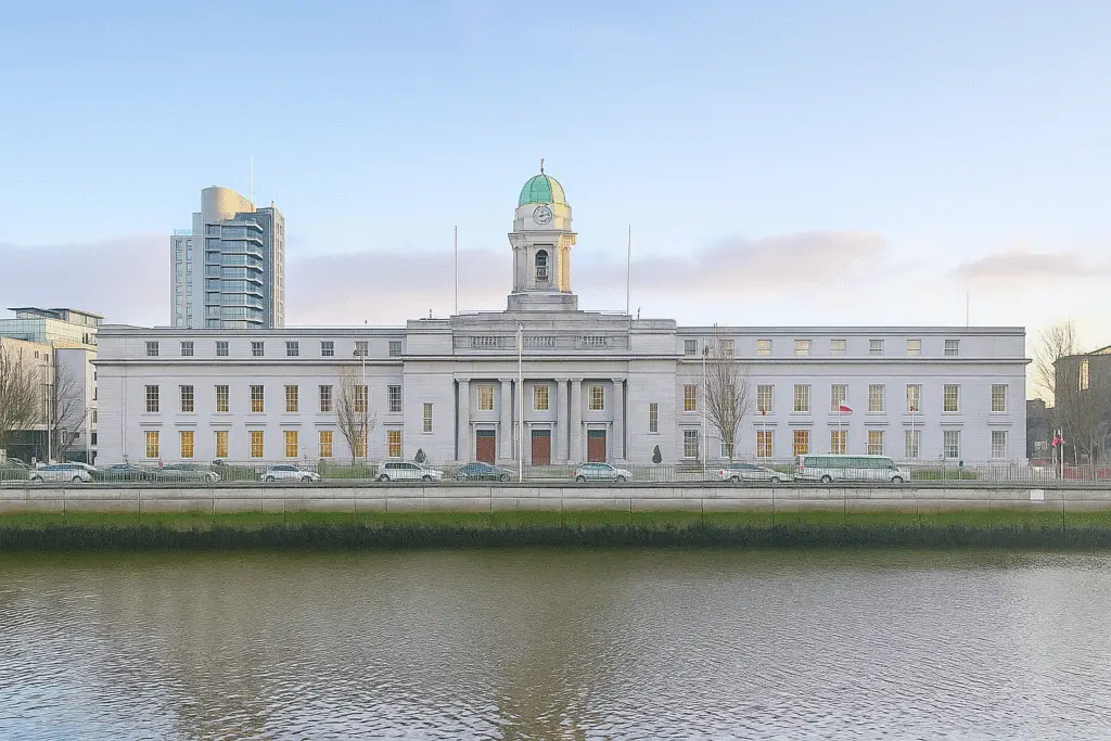 Ierland, het gemeentehuis van Cork
