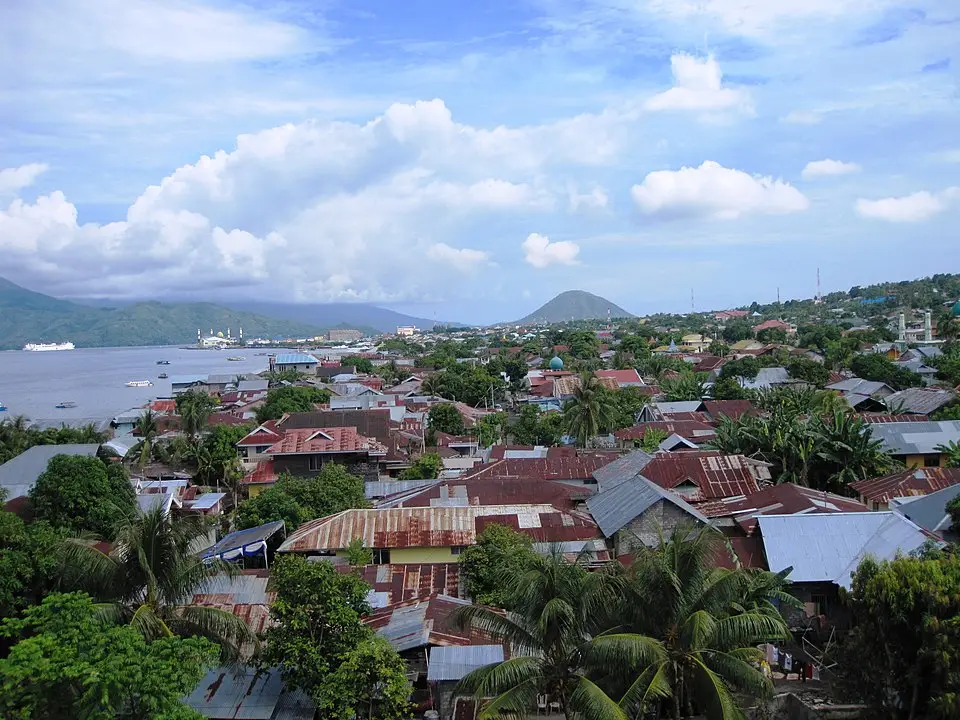 Indonesië Ternata stad