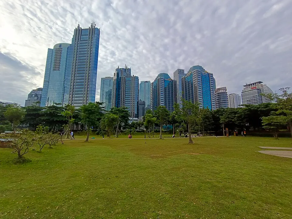 Indonesië hoogbouw in Jakarta