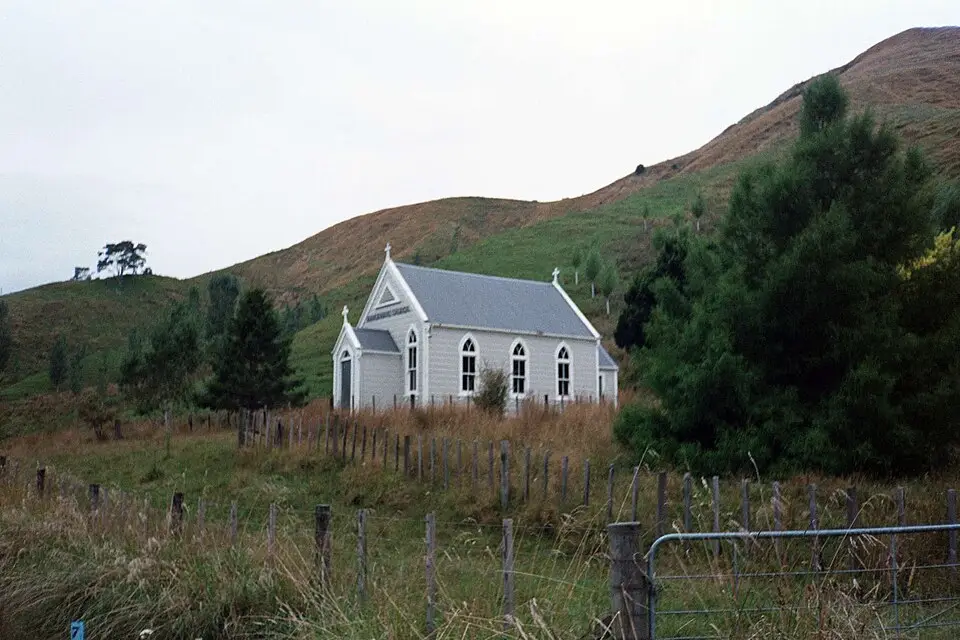 Nieuw-Zeeland Mangamahu kerk