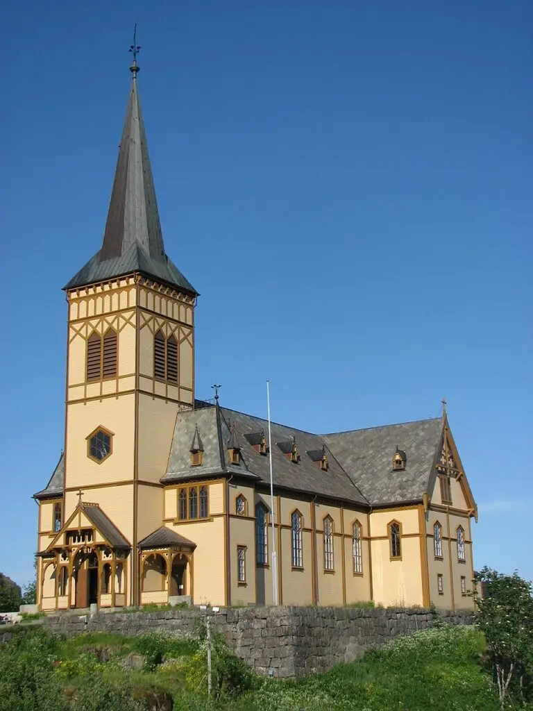Noorwegen, kathedraal van Lofoten