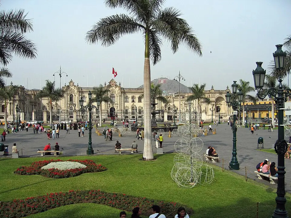Peru Palacio de Gobierno in Lima