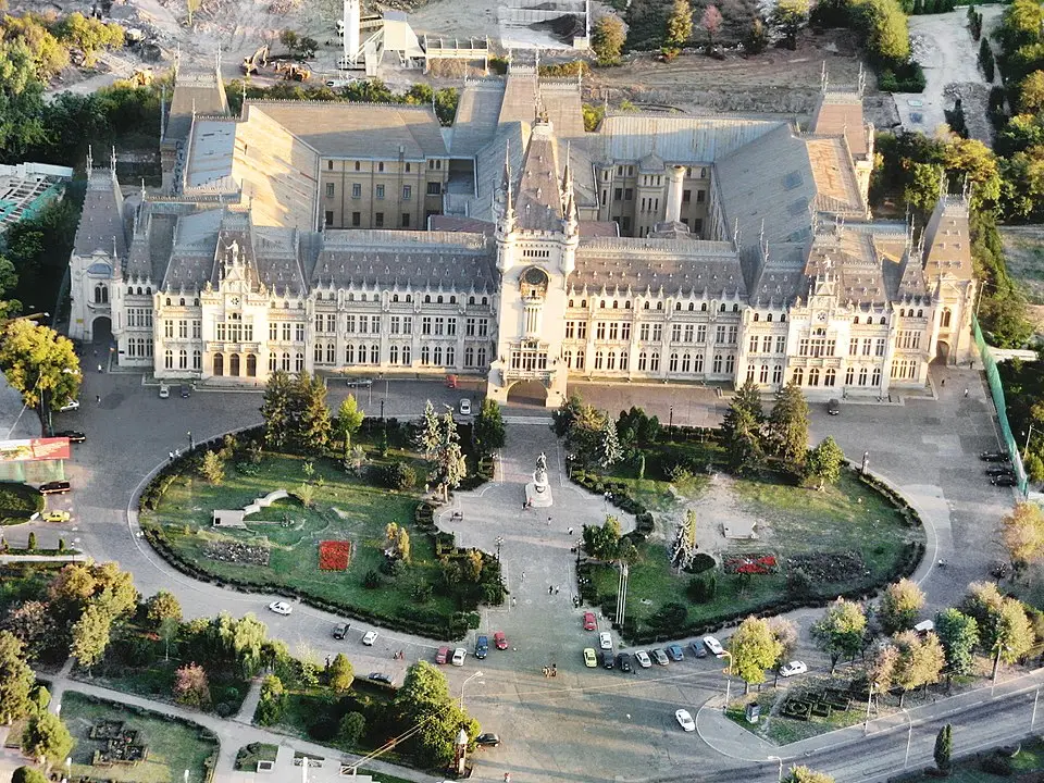 Roemenië, paleis van cultuur in Iasi