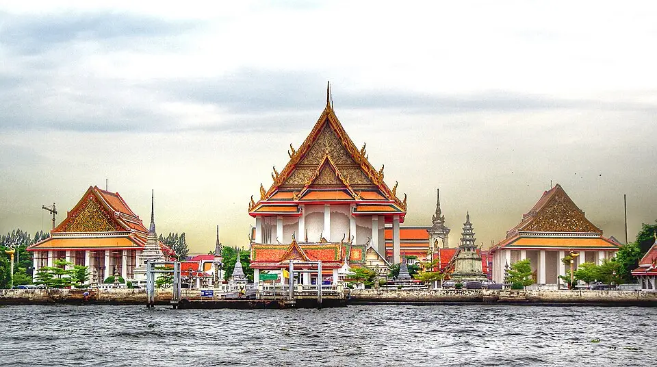 Thailand Wat Kalayanamitr Varamahavihara in Bangkok