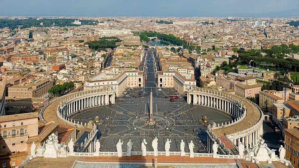 Vaticaanstad St Pieter plein