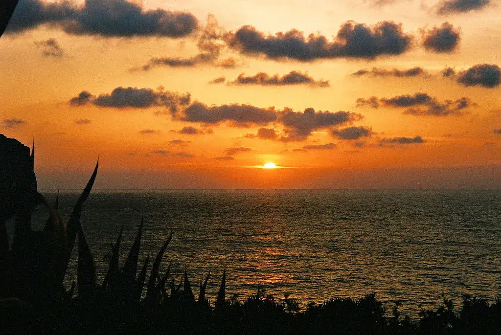 zonsondergang