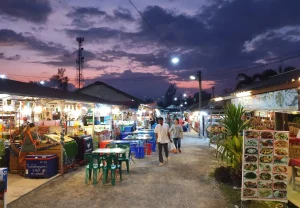 Bang Njiang markt in Khao Lak Thailand