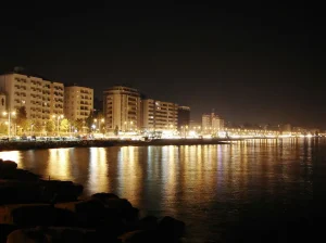 Cyprus, Limassol in de nacht