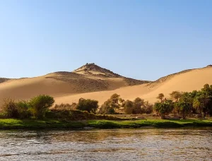 Egypte de oever van de Nijl