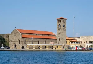 Griekenland kathedraal op Rhodos