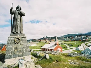 Groenland, Egede statue