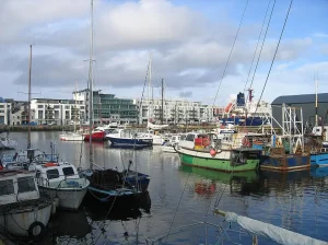 Ierland, de haven van Galway