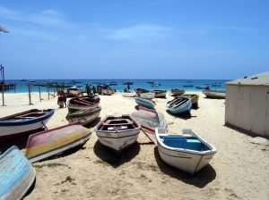 Kaapverdië, Santa Maria strand