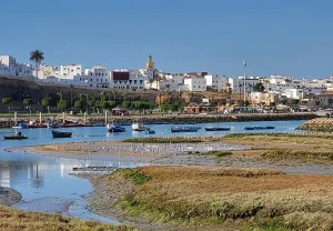 Marokko Rabat met op de voorgrond de Bou Regreg rivier