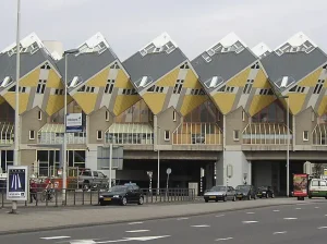 Nederland, Kubuswoningen in Rotterdam