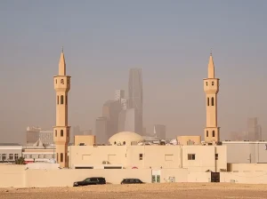 Saudi-Arabië, moskee van Riyadh