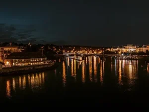 Tsjechië Praag in de nacht