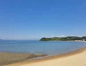 Zuid-Korea strand bij Onjing